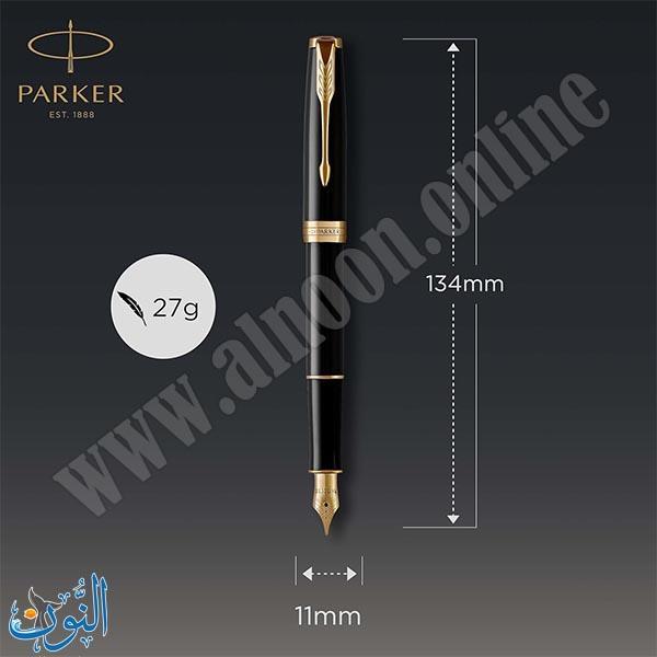 قلم حبر ريشة سائل PARKER SONNET MATT BLACK
