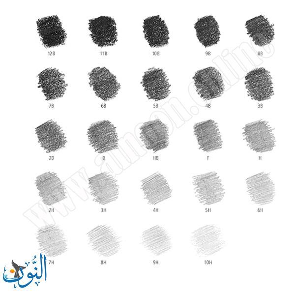 طقم اقلام جرافيت 24 درجة STAEDTLER Lumograph