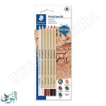 أقلام باستيل طقم 6 الوان  STAEDTLER Pastel Pencils