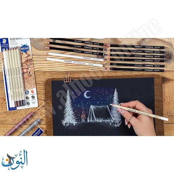أقلام باستيل طقم 6 الوان  STAEDTLER Pastel Pencils