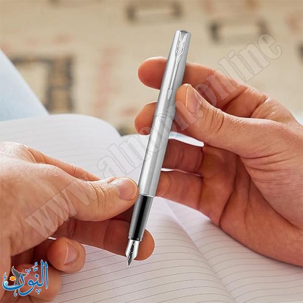 قلم حبر ريشة سائل PARKER SONNET STN STEEL