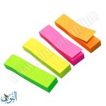 ورق ملاحظات لاصق شرائح 5 لون 100 ورقة