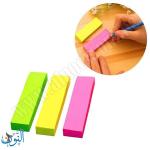 ورق ملاحظات لاصق شرائح 5 لون 100 ورقة