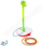 لعبة الدودة المتأرجحة والحلقات