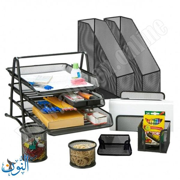 طقم مكتب معدني 8 قطع