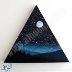 لوحة قماش للرسم شكل مثلث 40 سم قطن 100% ماريس