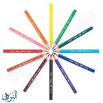 الوان خشب عملاق 12 لون BIC TRIANGLE