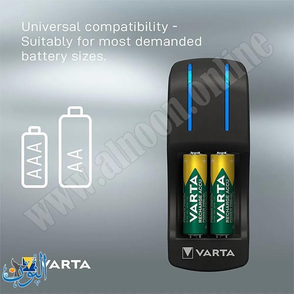 شاحن مع 4 بطاريات شحن AA VARTA POCKET CHARGER