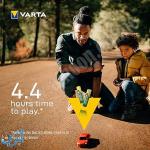 4 بطاريات شحن AAA VARTA 800mAh