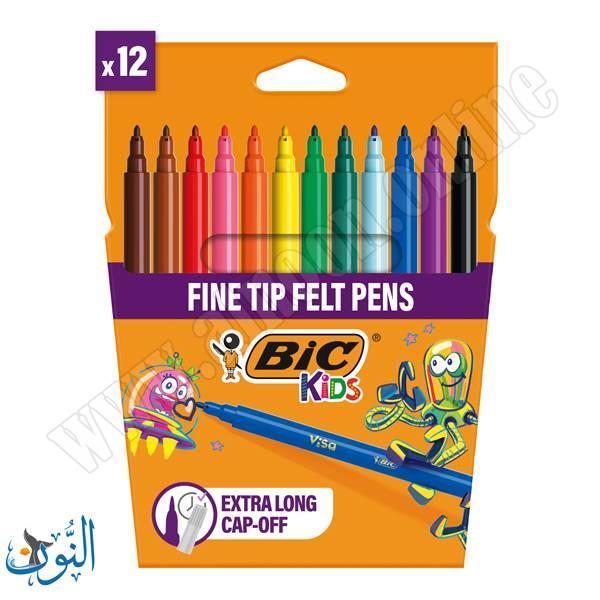 الوان فلوماستر 12 لون BIC VISA