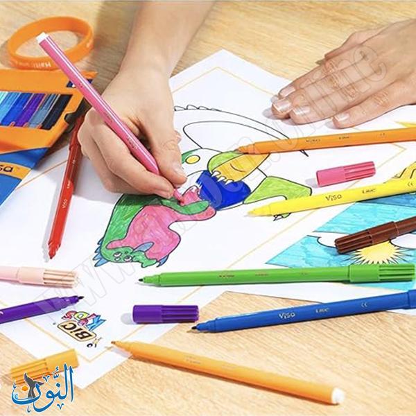 الوان فلوماستر 12 لون BIC VISA