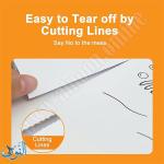 ورق جدران لاصق للتلوين 50*30 سم 6 قطع Y.PLUS