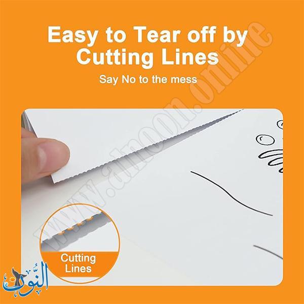 ورق جدران لاصق للتلوين 50*30 سم 6 قطع Y.PLUS