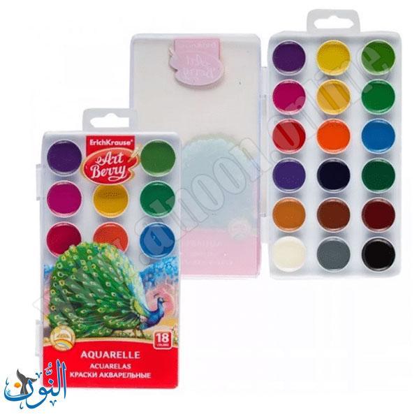الوان مائية 18 لون اقراص  ErichKrause 41725