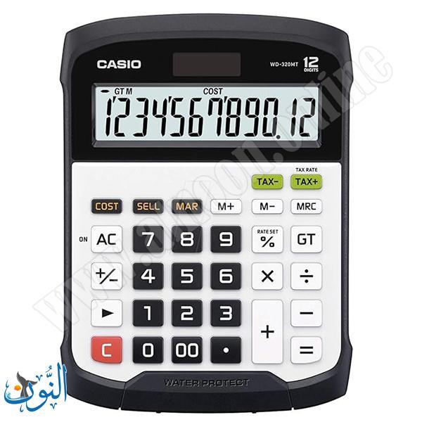 حاسبة مكتب كبيرة مقاومة للماء و الغبار CASIO WD-320MT