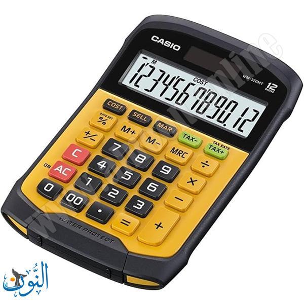 حاسبة مكتب صغيرة  مقاومة للماء و الغبار CASIO WM-320MT