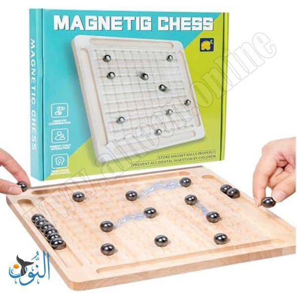 تحدي المغناطيس قاعدة خشبية