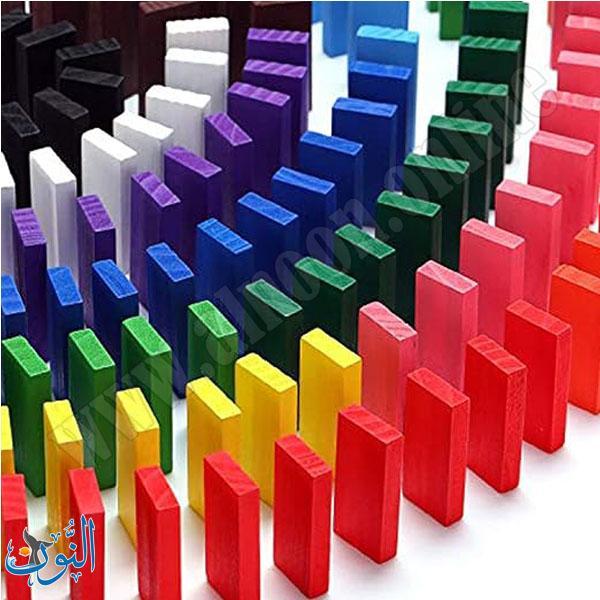 مكعبات بناء خشبية ملونة FOLDS HIGHT