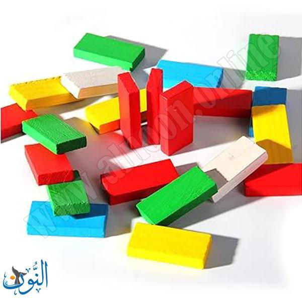 مكعبات بناء خشبية ملونة FOLDS HIGHT