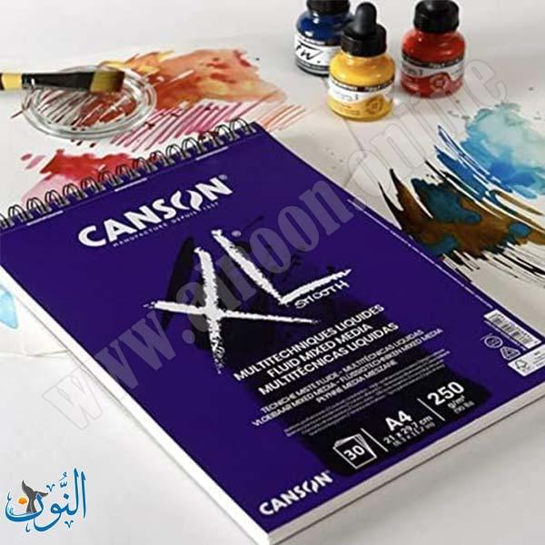 دفتر رسم 300 غم 30 ورقة CANSON XL A4