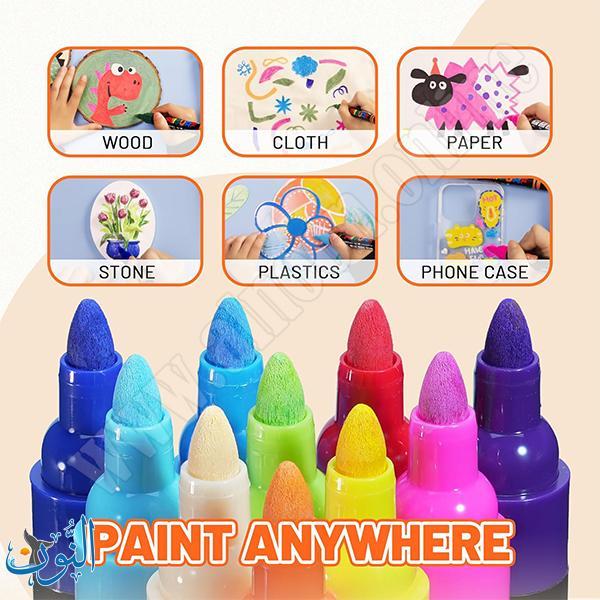 طقم اقلام اكريليك 16 لون Y.PLUS