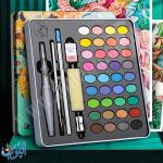 طقم فني متكامل بالألوان المائية ماريس