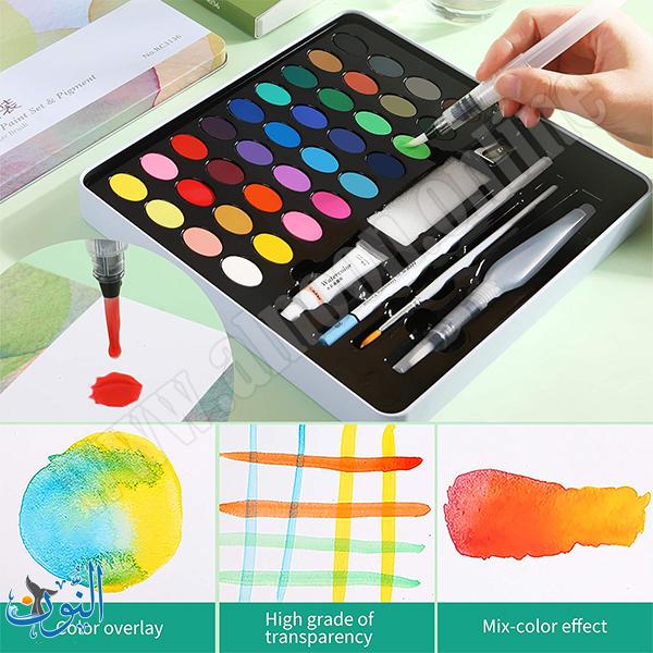 طقم فني متكامل بالألوان المائية ماريس