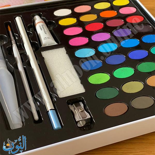 طقم فني متكامل بالألوان المائية ماريس