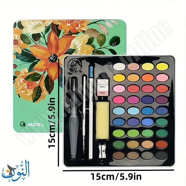 طقم فني متكامل بالألوان المائية ماريس