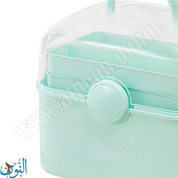 صندوق كبير لتخزين الادوات ثلاث طبقات محمول ماريس