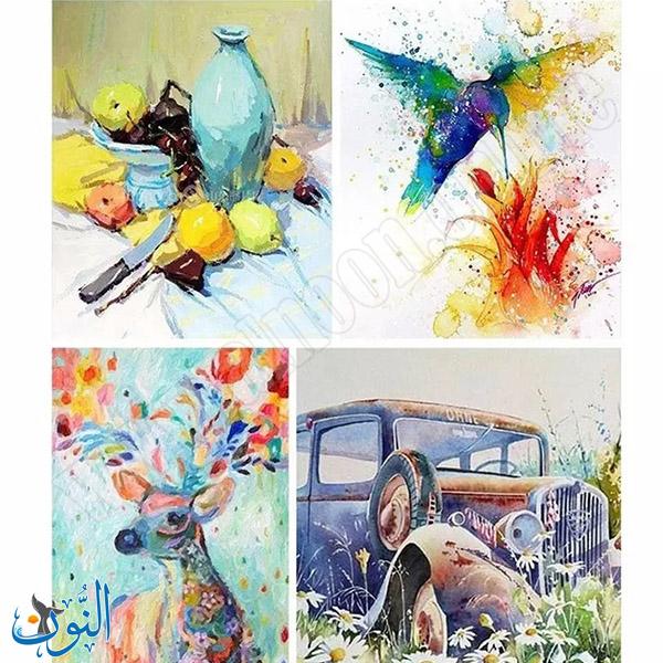 طقم الوان مائية شفافة صلبة مع ادوات ماريس